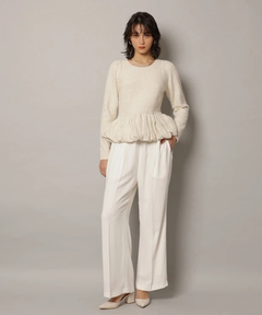 CADUNE(カデュネ) |キラキラぺプラムニット