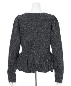 CADUNE(カデュネ) |キラキラぺプラムニット