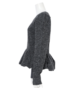 CADUNE(カデュネ) |キラキラぺプラムニット