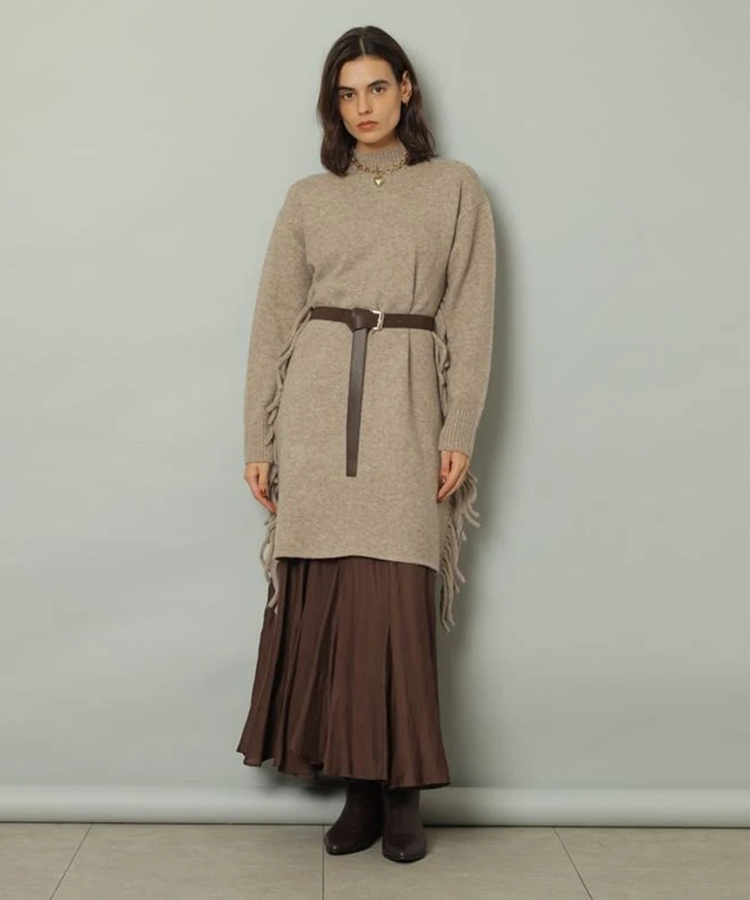 アルページュストーリー Iラインタイトニットワンピース