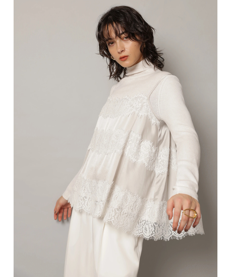 CADUNE(カデュネ) |レースキャミブラウス