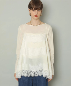 CADUNE(カデュネ) |レースキャミブラウス