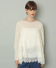 CADUNE(カデュネ) |レースキャミブラウス