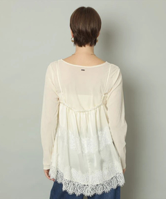 CADUNE(カデュネ) |レースキャミブラウス