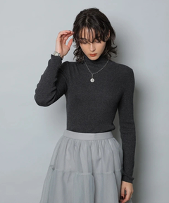 CADUNE(カデュネ) |ラメタートルネックニット
