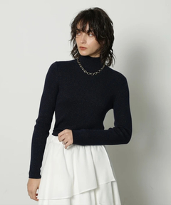 CADUNE(カデュネ) |ラメタートルネックニット