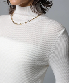 CADUNE(カデュネ) |ラメタートルネックニット