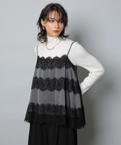 CADUNE(カデュネ) |ラメタートルネックニット