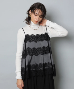CADUNE(カデュネ) |ラメタートルネックニット
