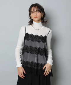 CADUNE(カデュネ) |ラメタートルネックニット