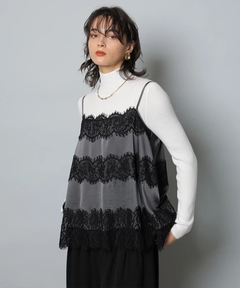 CADUNE(カデュネ) |ラメタートルネックニット