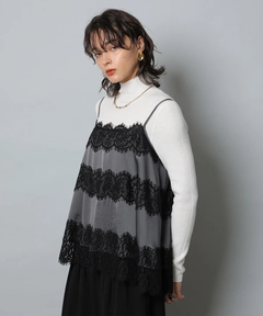 CADUNE(カデュネ) |ラメタートルネックニット