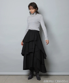 CADUNE(カデュネ) |ラメタートルネックニット