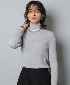 CADUNE(カデュネ) |ラメタートルネックニット