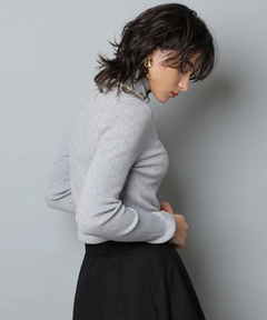 CADUNE(カデュネ) |ラメタートルネックニット