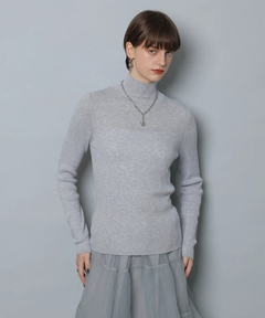 CADUNE(カデュネ) |ラメタートルネックニット