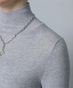 CADUNE(カデュネ) |ラメタートルネックニット