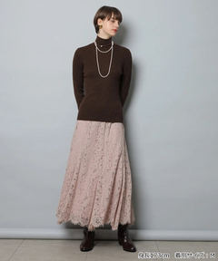 CADUNE(カデュネ) |ラメタートルネックニット