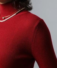 CADUNE(カデュネ) |ラメタートルネックニット