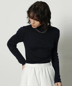 CADUNE(カデュネ) |ラメタートルネックニット