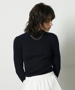 CADUNE(カデュネ) |ラメタートルネックニット