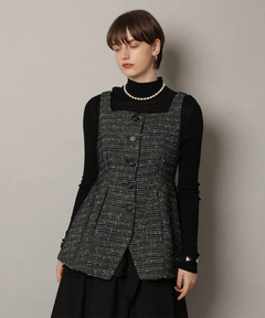 CADUNE(カデュネ) |ラメタートルネックニット