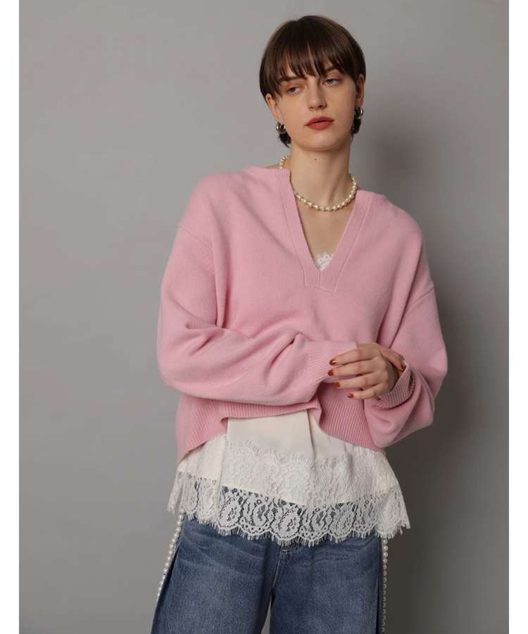 CADUNE(カデュネ) |アクア深Vニット