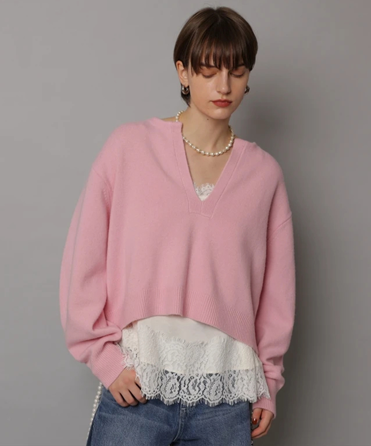 CADUNE(カデュネ) |アクア深Vニット