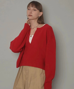 CADUNE(カデュネ) |アクア深Vニット