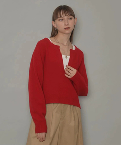 CADUNE(カデュネ) |アクア深Vニット
