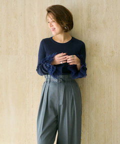 CADUNE(カデュネ) |<大草直子さんコラボ>梳毛調パンツ