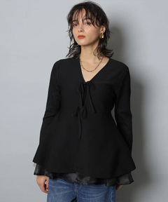 CADUNE(カデュネ) |ペプラムカーデ