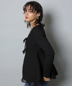 CADUNE(カデュネ) |ペプラムカーデ