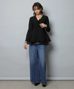 CADUNE(カデュネ) |ペプラムカーデ