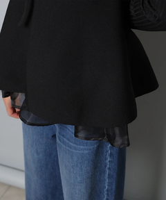 CADUNE(カデュネ) |ペプラムカーデ