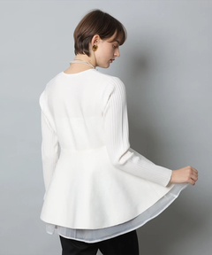 CADUNE(カデュネ) |ペプラムカーデ