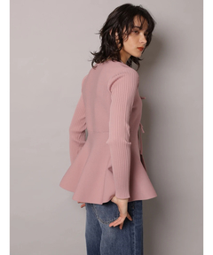 CADUNE(カデュネ) |ペプラムカーデ