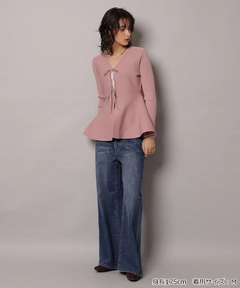 CADUNE(カデュネ) |ペプラムカーデ