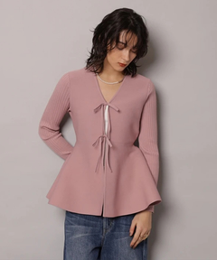 CADUNE(カデュネ) |ペプラムカーデ