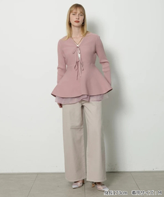 CADUNE(カデュネ) |ペプラムカーデ