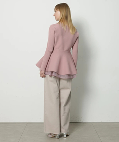 CADUNE(カデュネ) |ペプラムカーデ