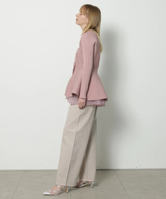 CADUNE(カデュネ) |ペプラムカーデ