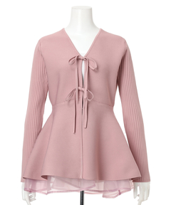 CADUNE(カデュネ) |ペプラムカーデ