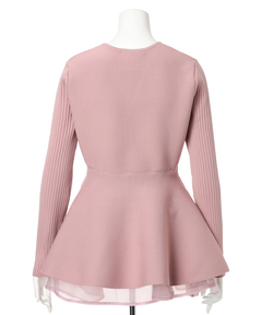 CADUNE(カデュネ) |ペプラムカーデ