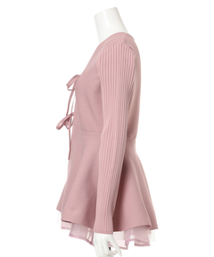 CADUNE(カデュネ) |ペプラムカーデ