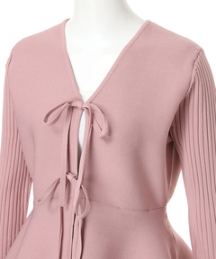 CADUNE(カデュネ) |ペプラムカーデ