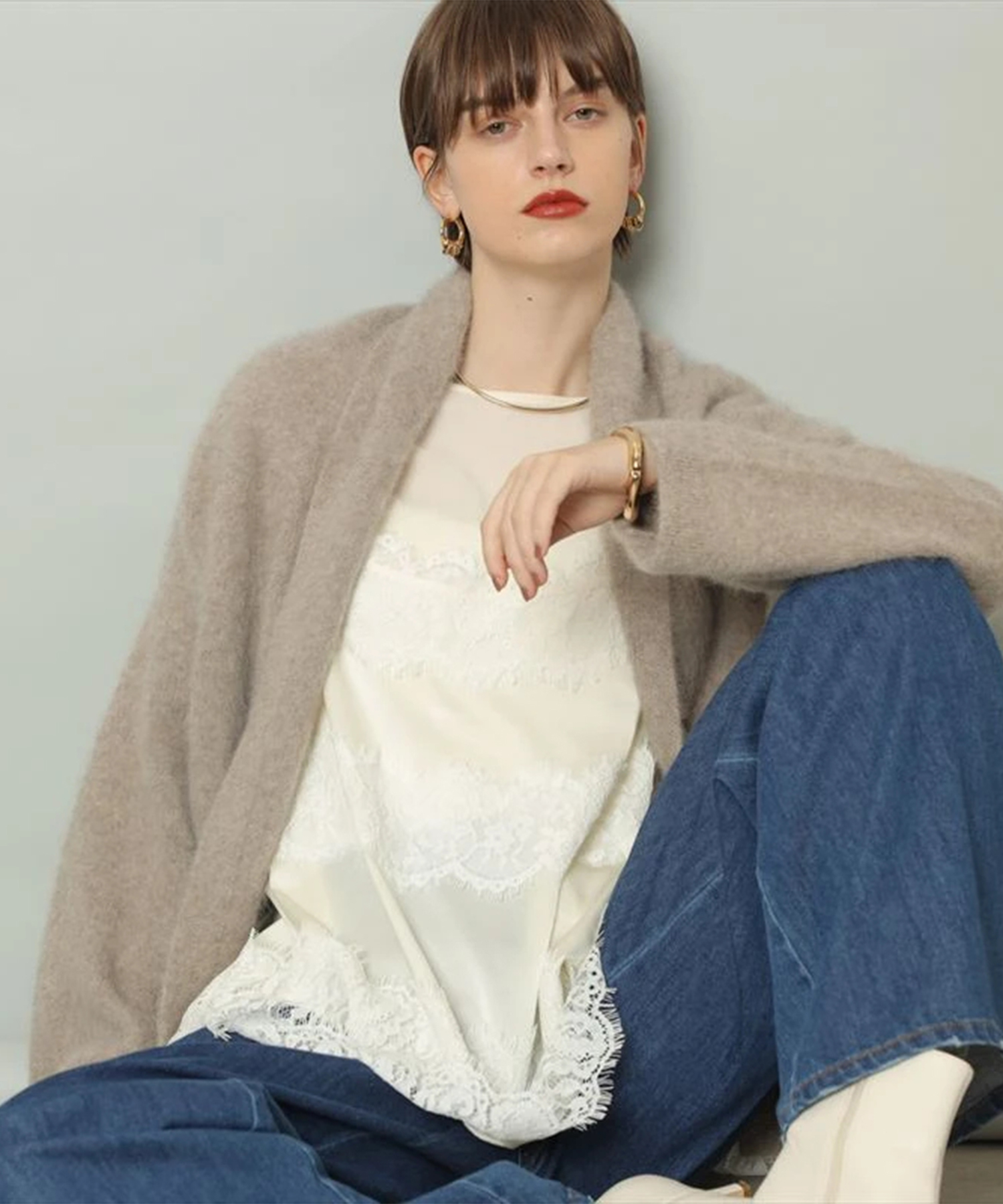 レースキャミブラウス | シャツ・ブラウス | CADUNE（カデュネ