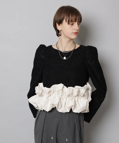 CADUNE(カデュネ) |裾バルーンブラウス