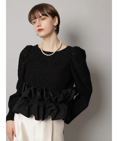 CADUNE(カデュネ) |裾バルーンブラウス