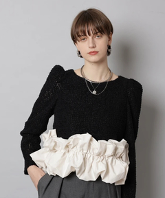 CADUNE(カデュネ) |裾バルーンブラウス